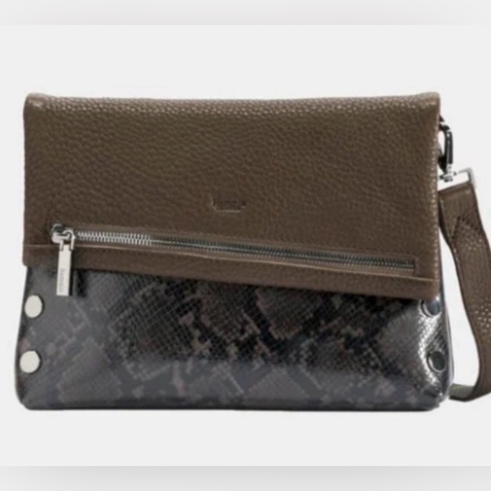 Hammitt Brown and Black Clutch/Crossbody Bag